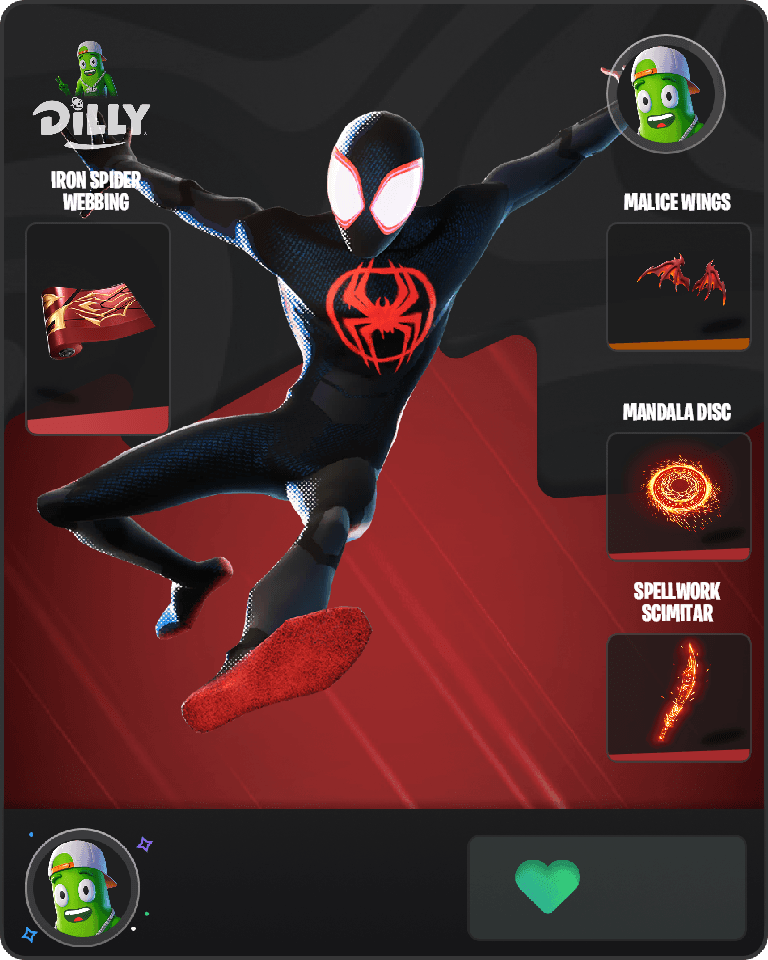 Spider-Man (Miles Morales) Fortnite combo