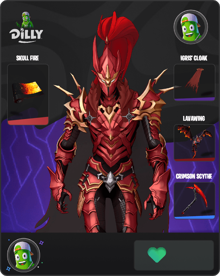 Blood-Red Commander Igris Fortnite combo