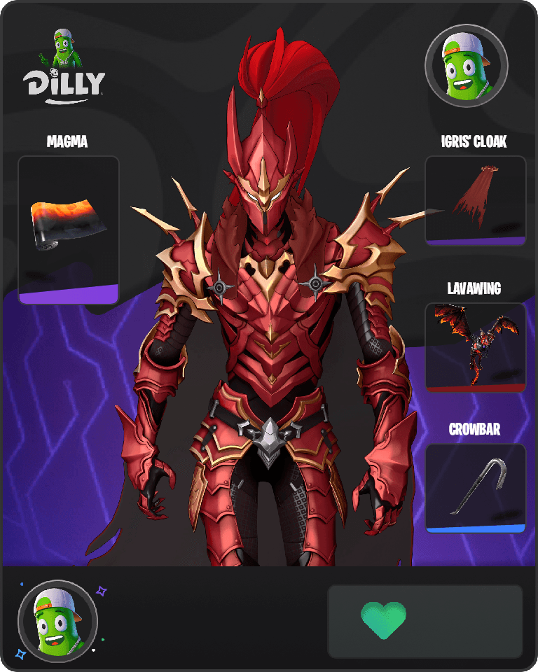 Blood-Red Commander Igris Fortnite combo