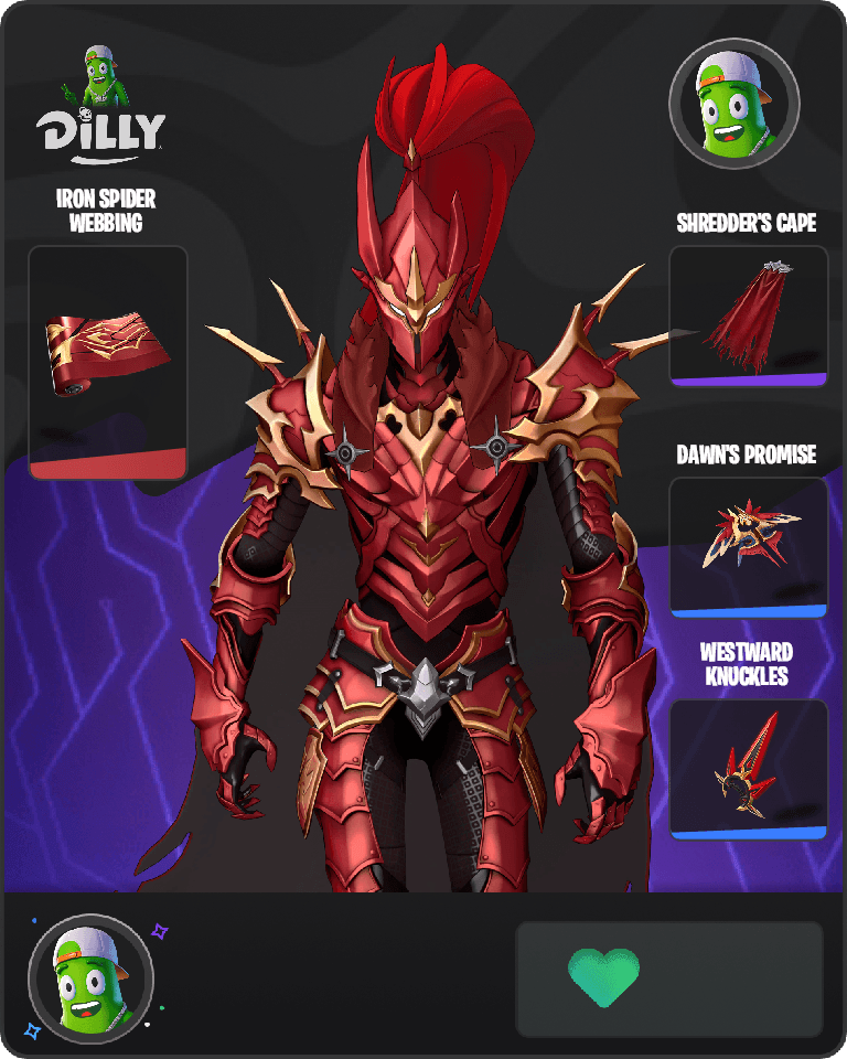Blood-Red Commander Igris Fortnite combo