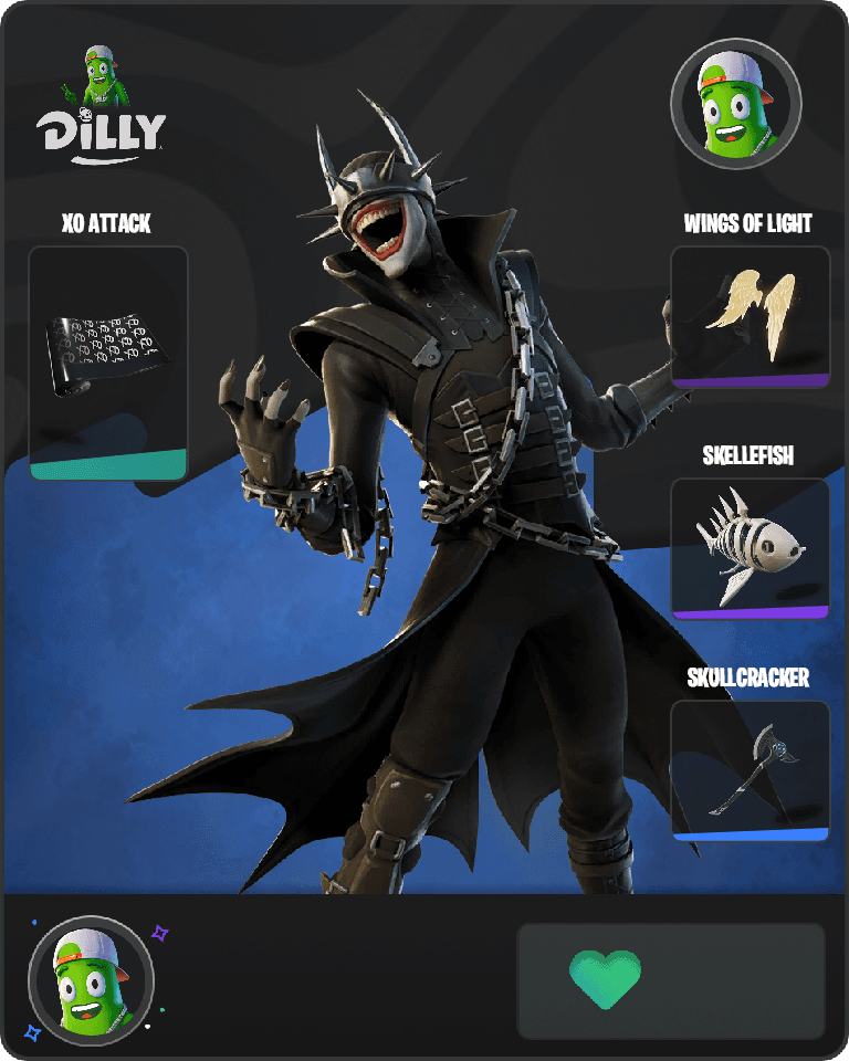 The Batman Who Laughs Fortnite combo