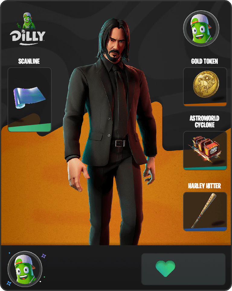 John Wick Fortnite combo