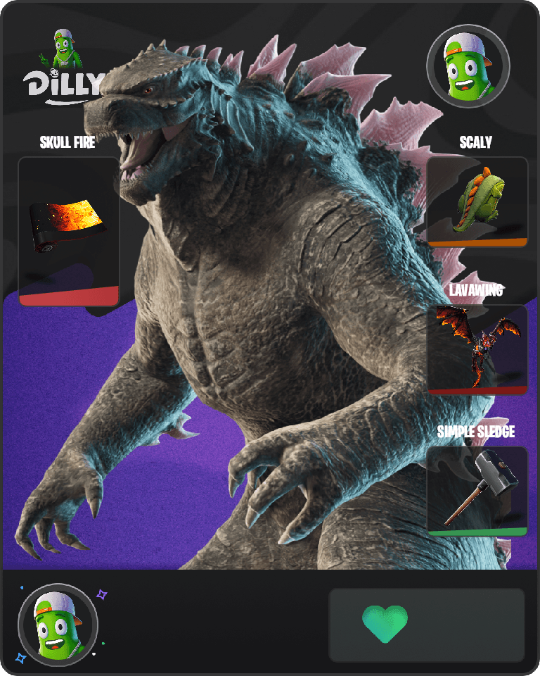 Godzilla Evolved Fortnite combo