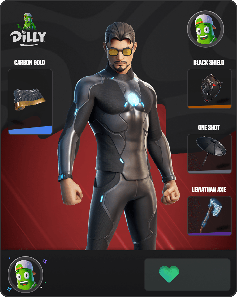 Tony Stark Fortnite combo