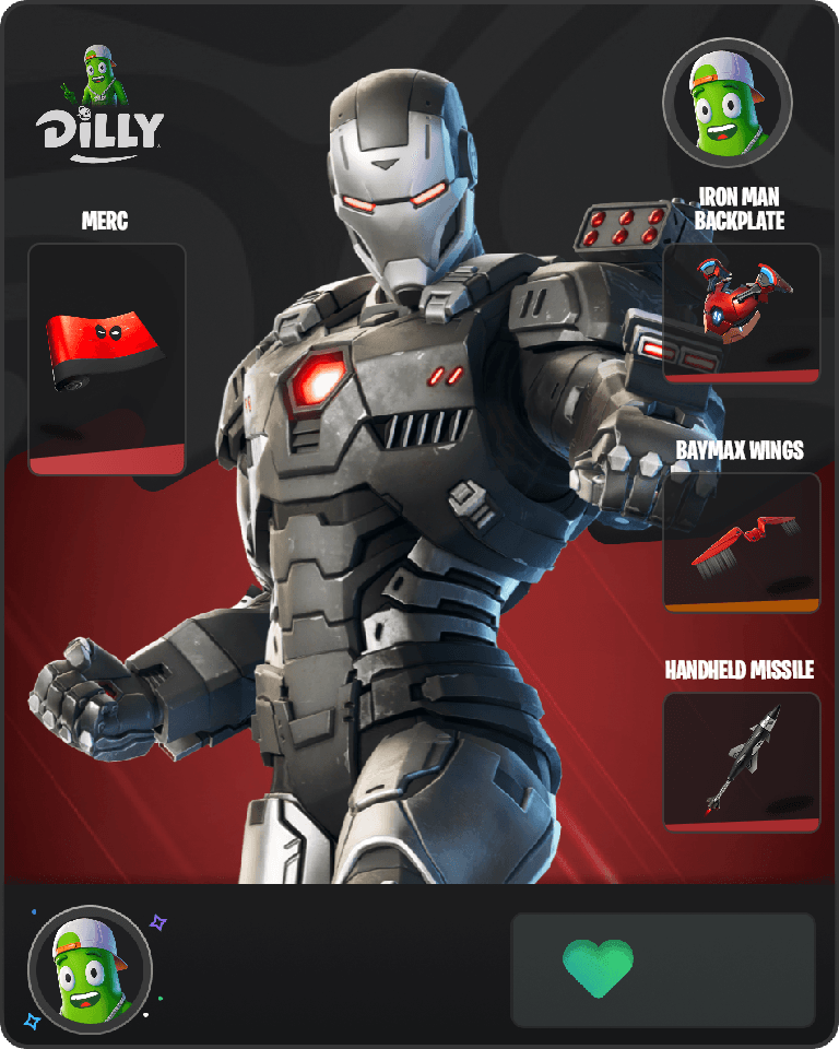 War Machine Fortnite combo