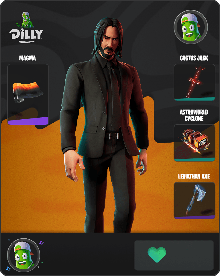 John Wick Fortnite combo