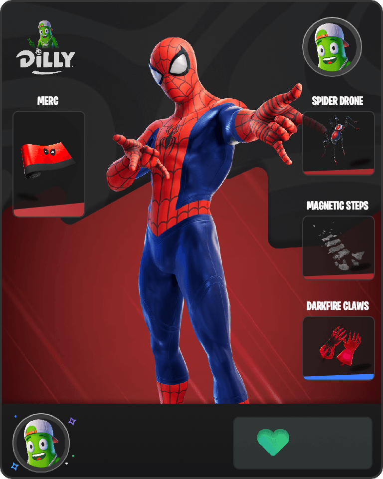 Spider-Man Fortnite combo