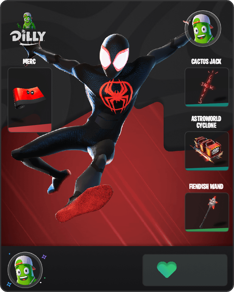 Spider-Man (Miles Morales) Fortnite combo