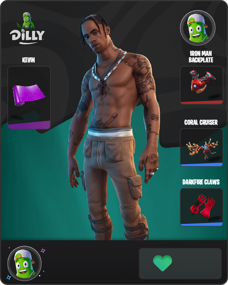 Travis Scott Fortnite combo