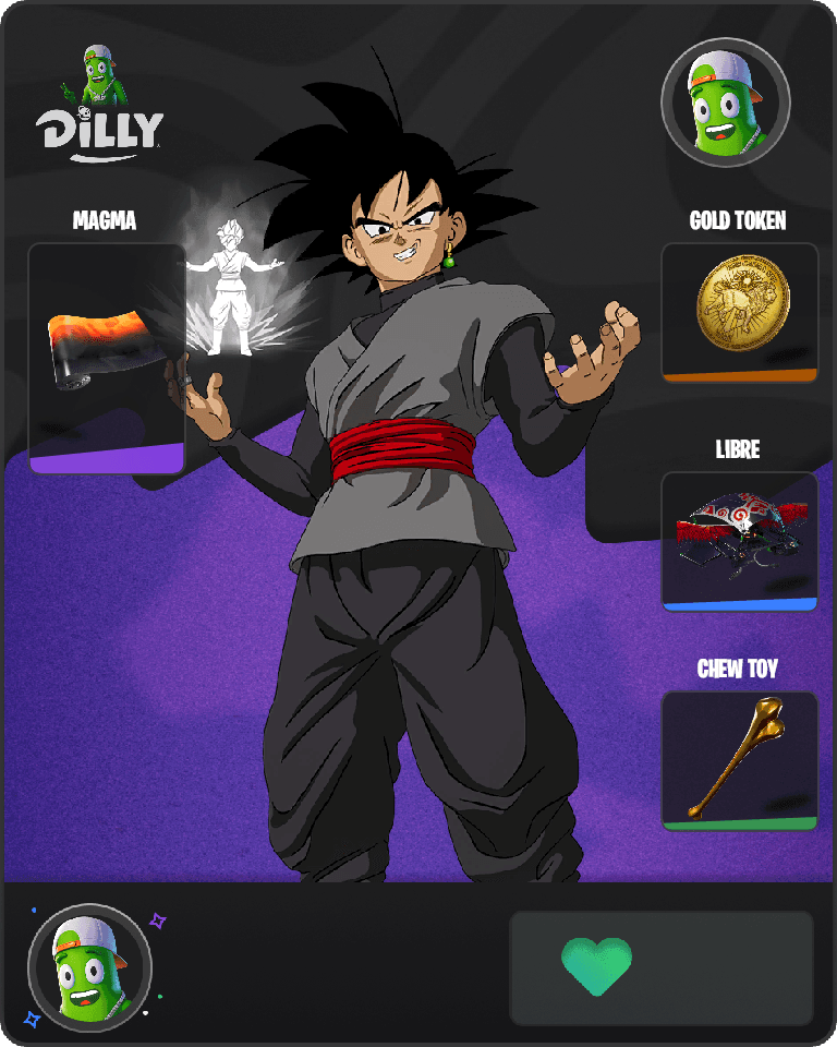 Goku Black Fortnite combo