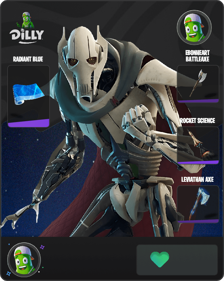 General Grievous Fortnite combo