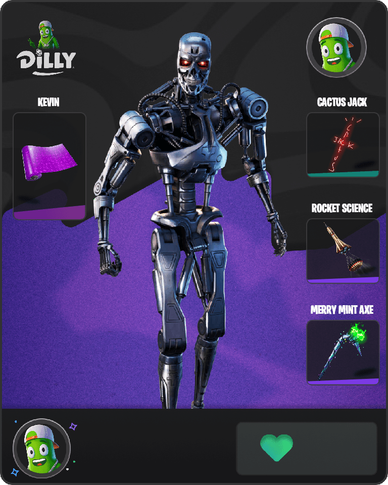 T-800 Fortnite combo
