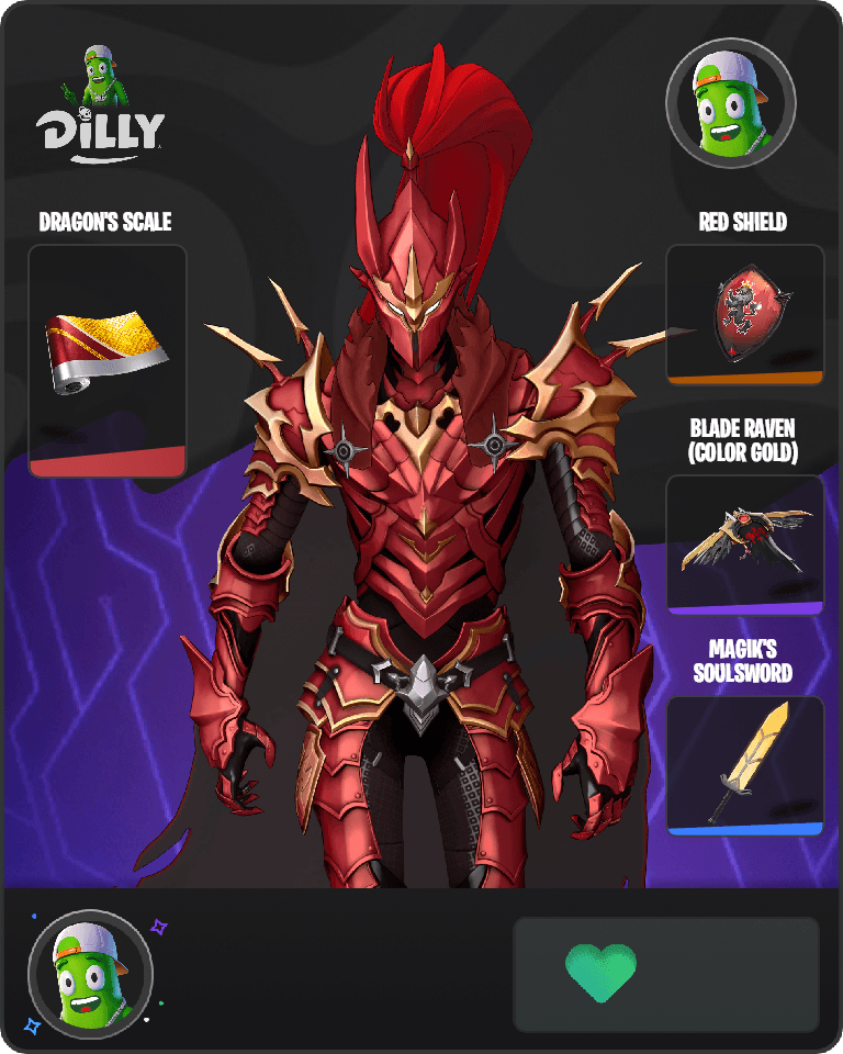 Blood-Red Commander Igris Fortnite combo