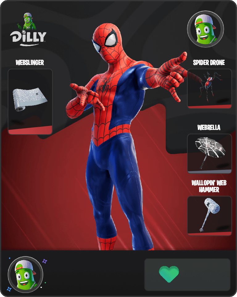 Spider-Man Fortnite combo