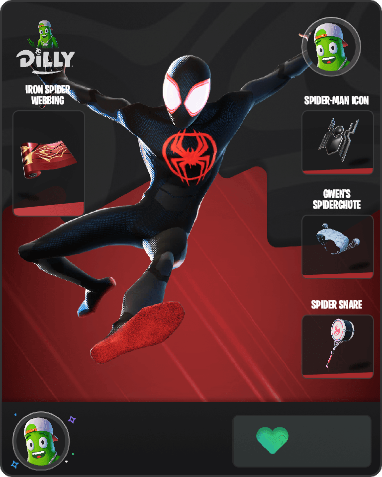 Spider-Man (Miles Morales) Fortnite combo