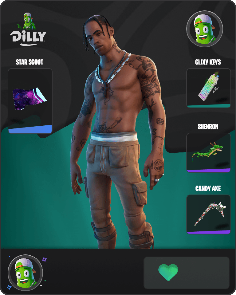 Travis Scott Fortnite combo