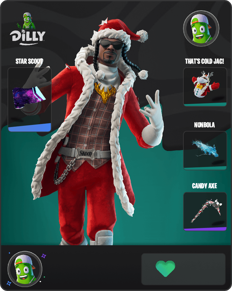 Santa Dogg Fortnite combo