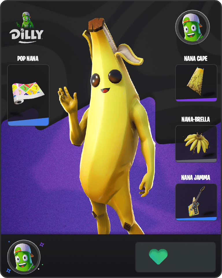 Peely Fortnite combo