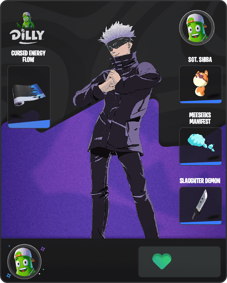 Satoru Gojo Fortnite combo