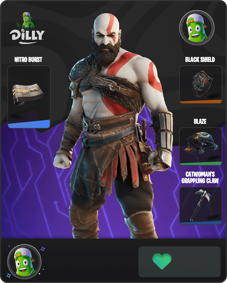 Kratos Fortnite combo