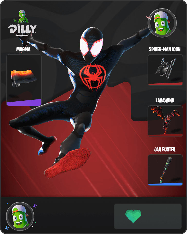 Spider-Man (Miles Morales) Fortnite combo