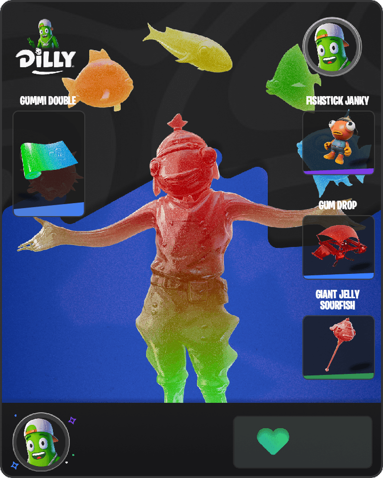 Gummy Fishstick Fortnite combo