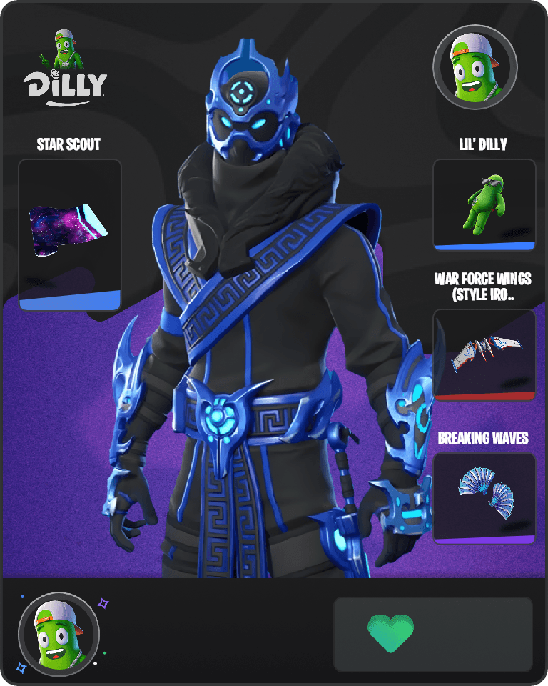 Cobalt Snowfoot Fortnite combo