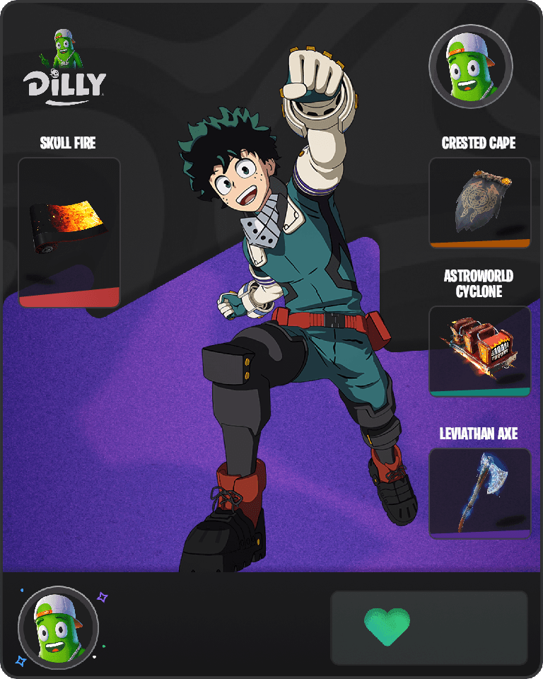 Izuku Midoriya Fortnite combo