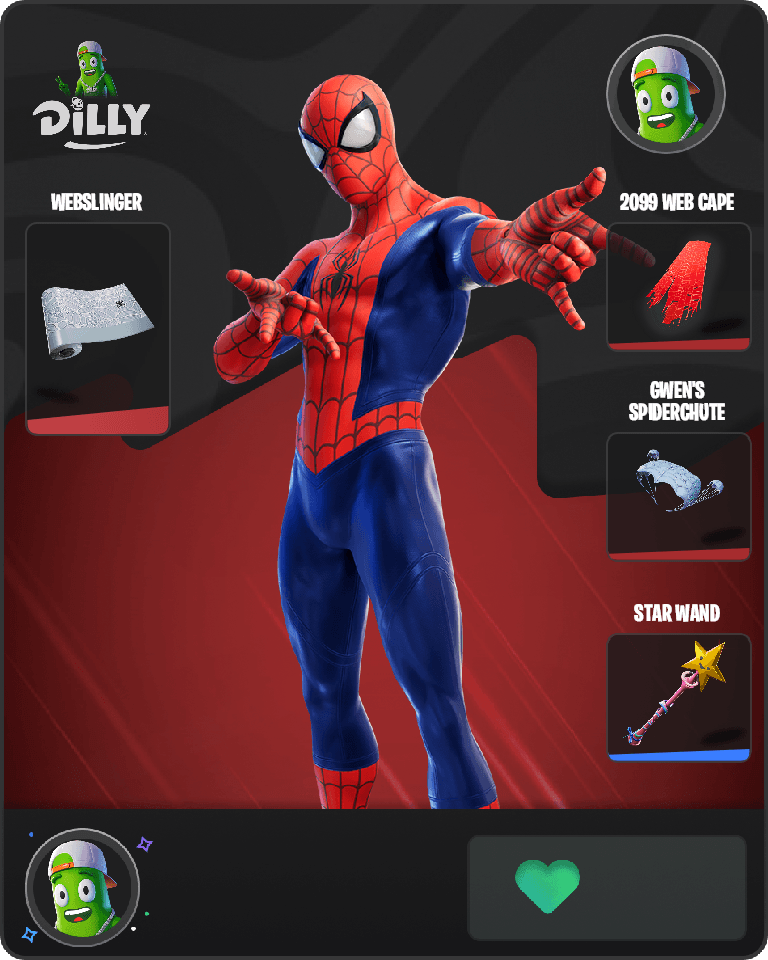 Spider-Man Fortnite combo