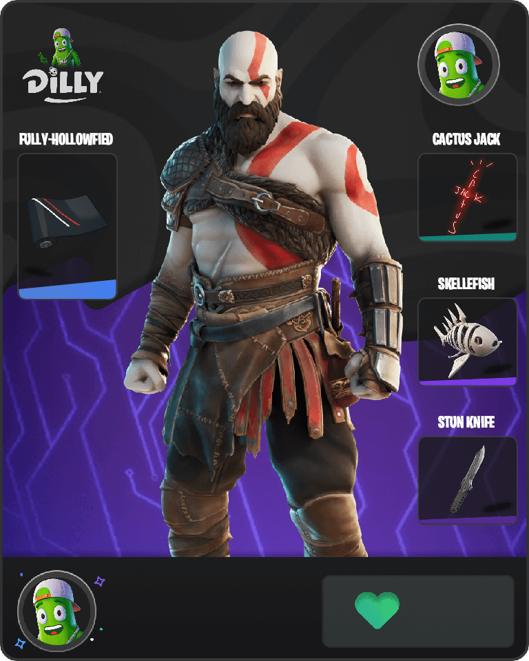 Kratos Fortnite combo