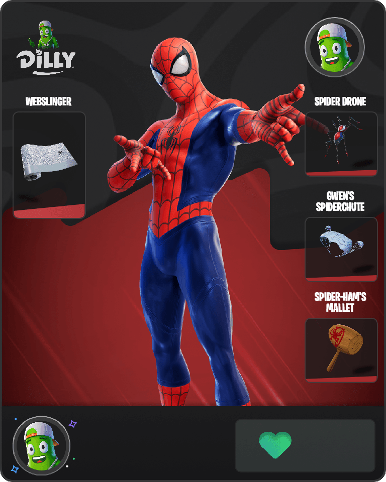 Spider-Man Fortnite combo