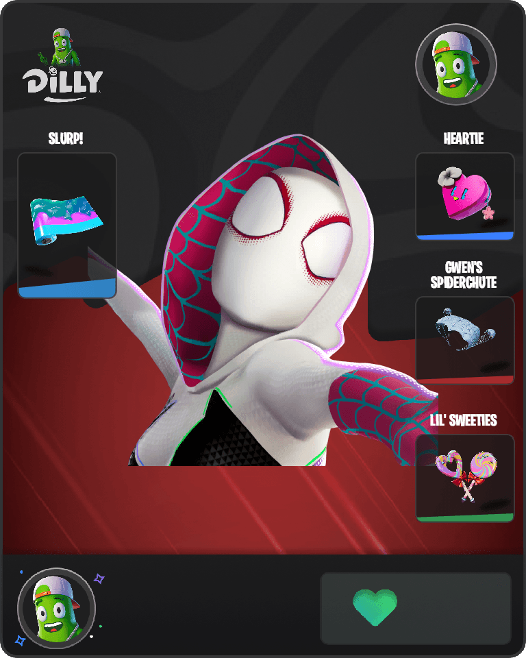 Spider-Gwen Fortnite combo