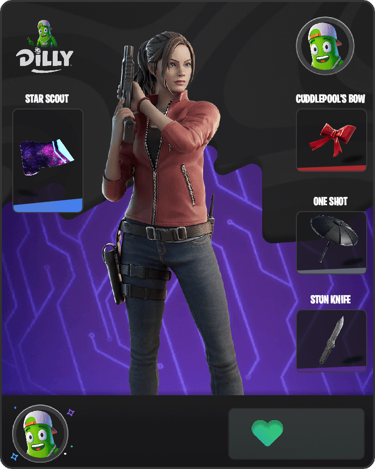 Claire Redfield Fortnite combo