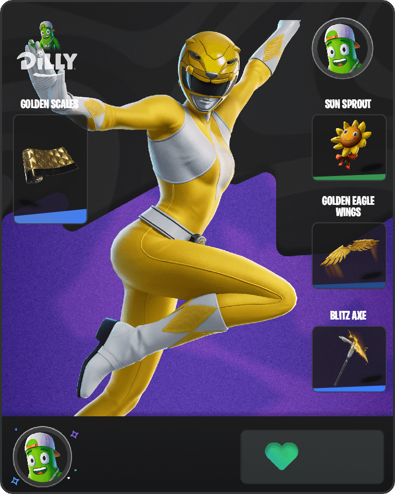 Yellow Ranger Fortnite combo