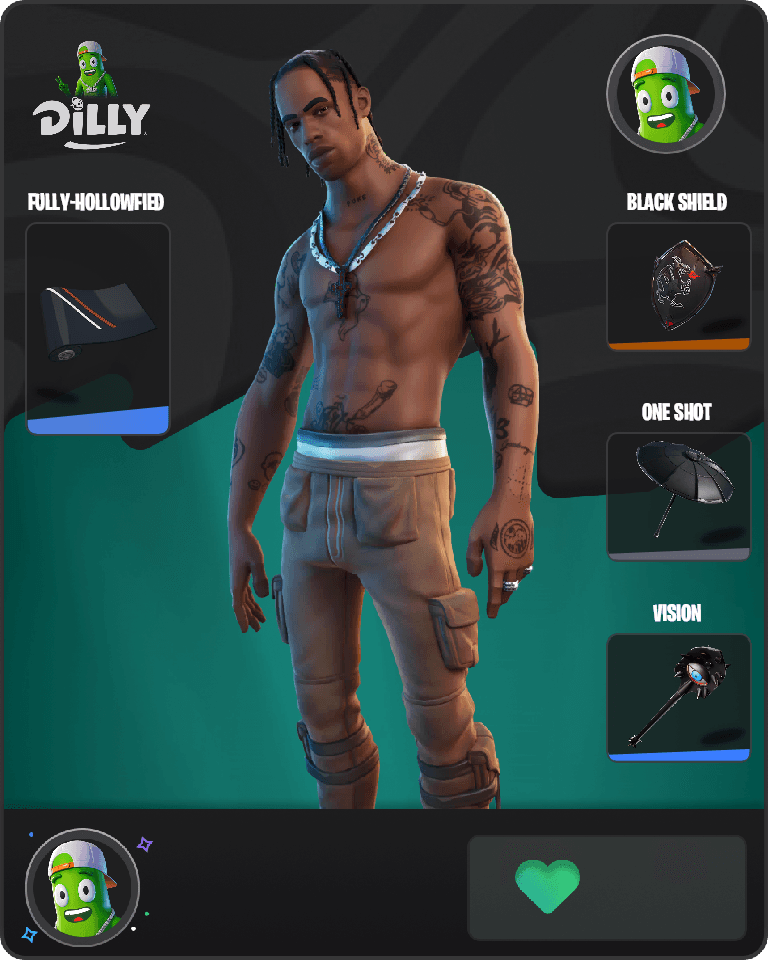 Travis Scott Fortnite combo