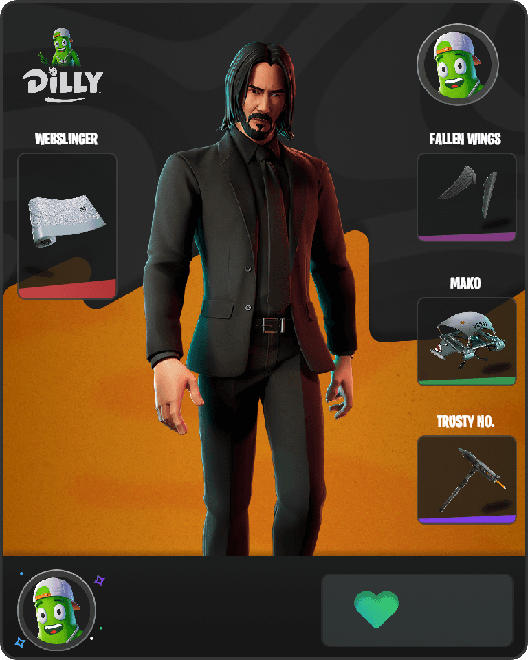 John Wick Fortnite combo