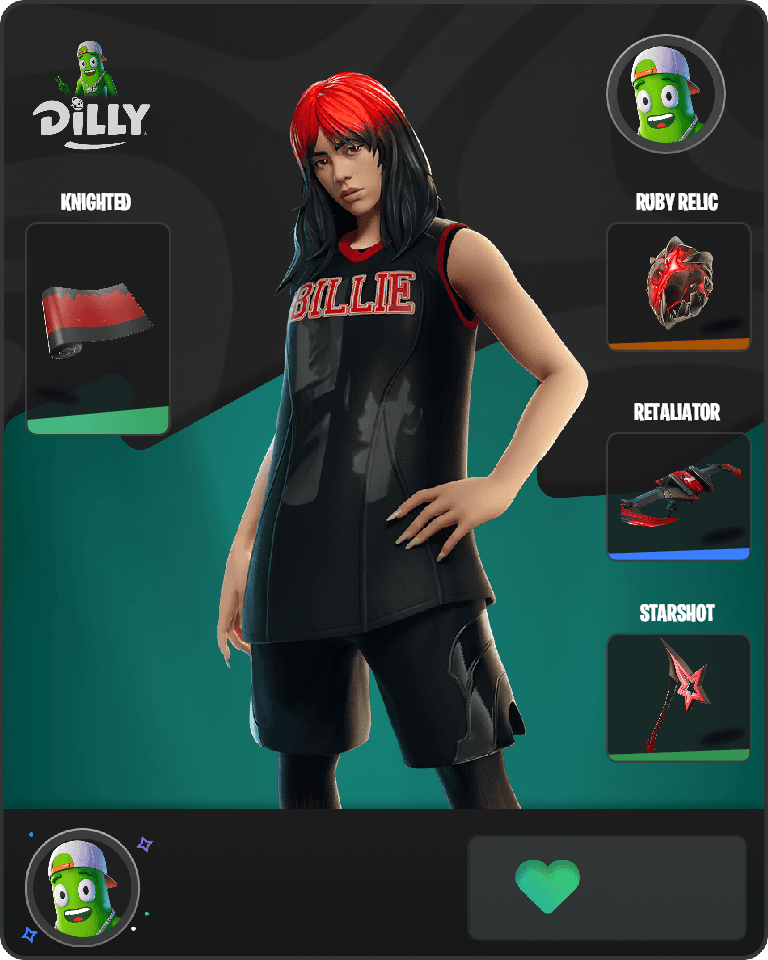 Red Roots Billie Fortnite combo