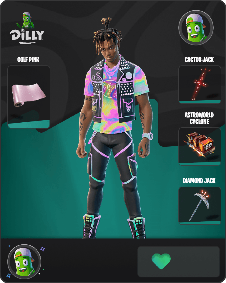 Juice WRLD Fortnite combo