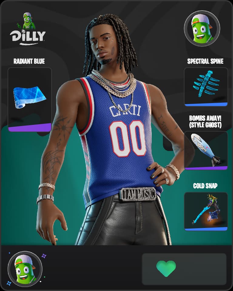 Playboi Carti Fortnite skin combo