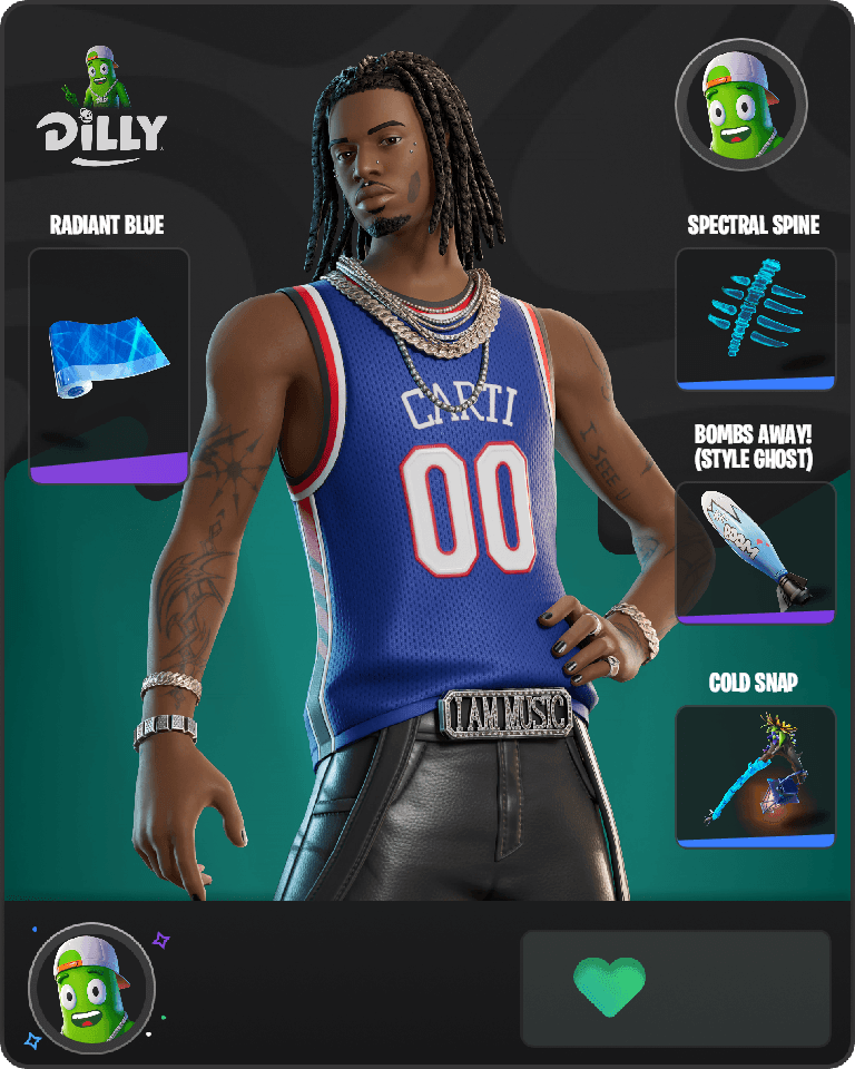 Playboi Carti Fortnite combo
