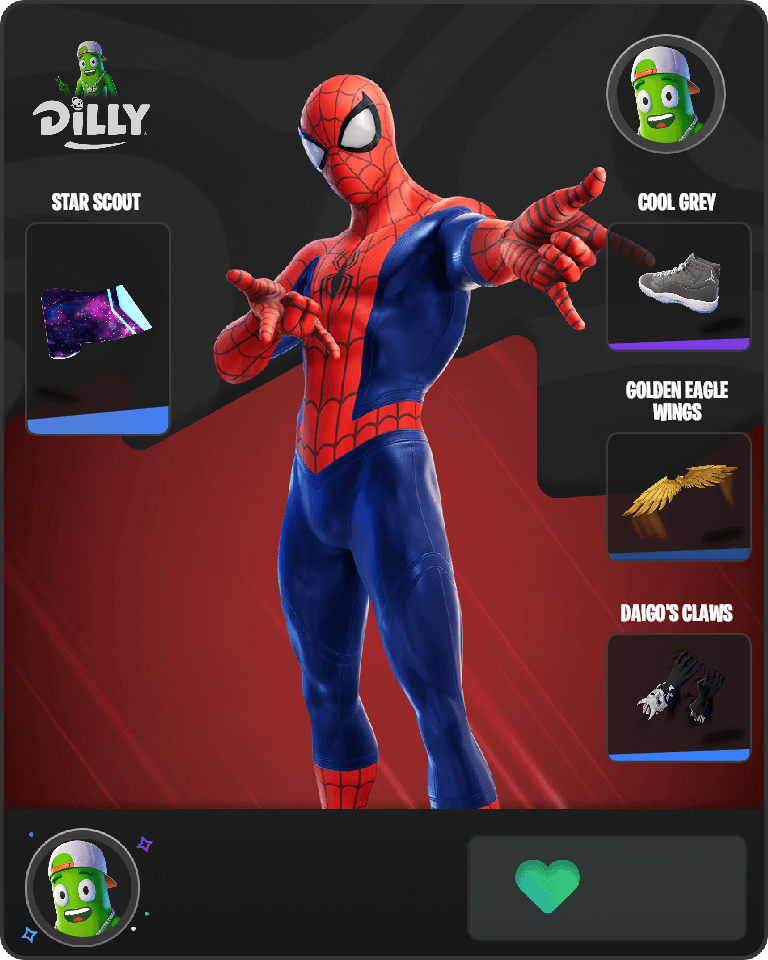 Spider-Man Fortnite combo