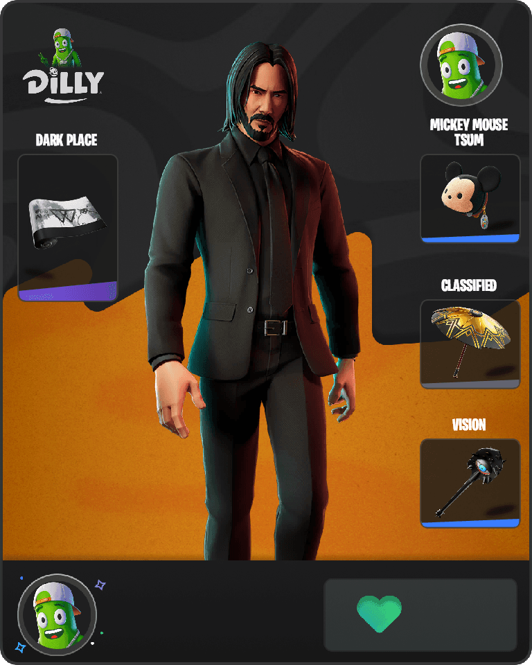 John Wick Fortnite combo