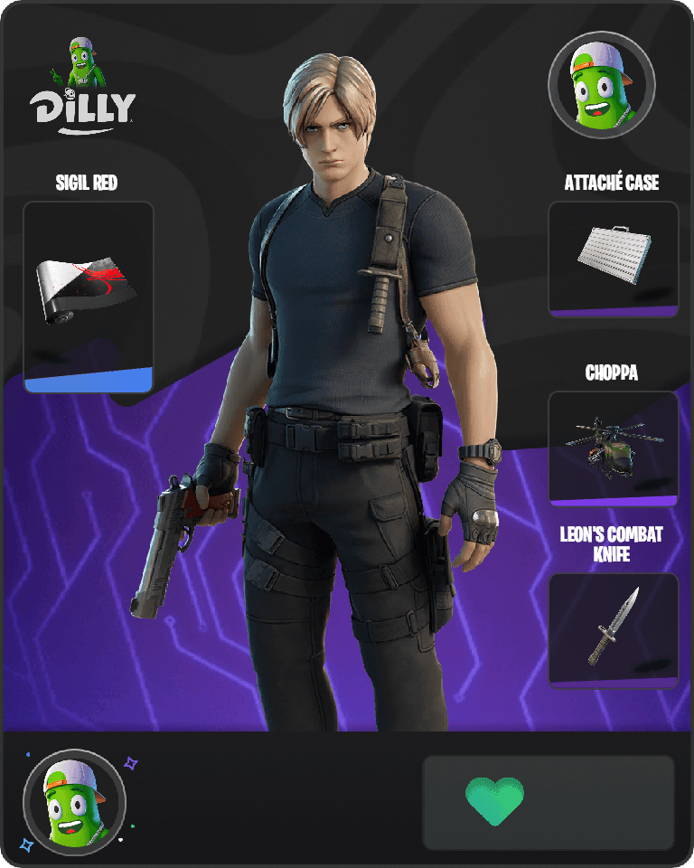 Leon S. Kennedy Fortnite combo