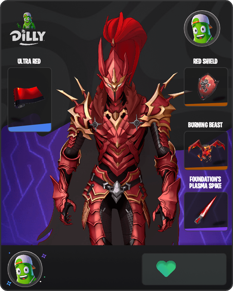 Blood-Red Commander Igris Fortnite combo