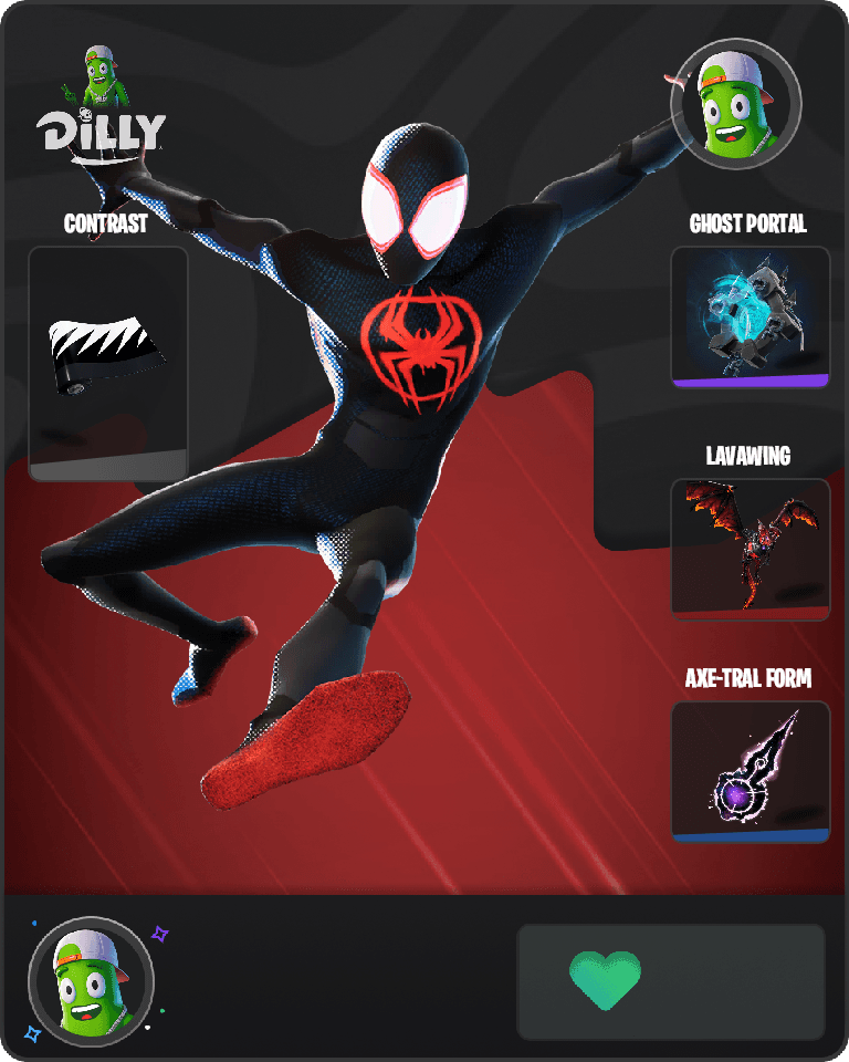 Spider-Man (Miles Morales) Fortnite combo