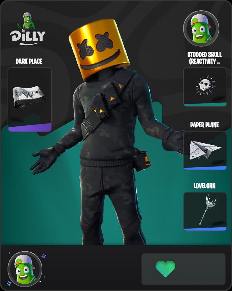 Marshmello Fortnite skin combo