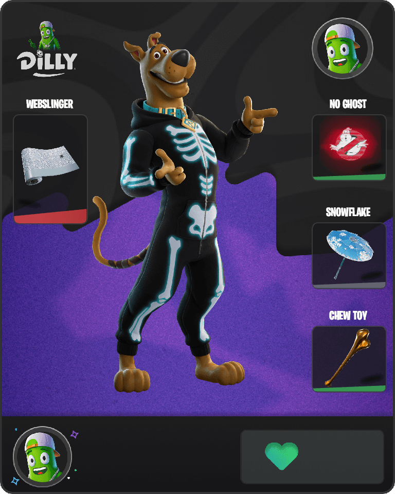 Scooby-Doo Fortnite combo