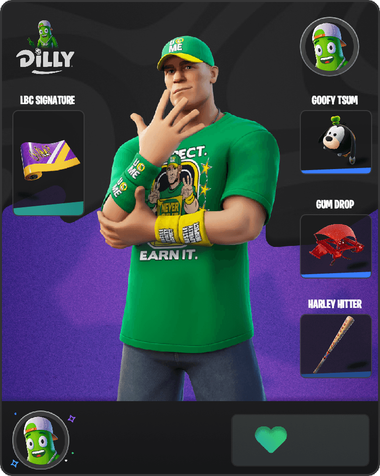 John Cena Fortnite combo