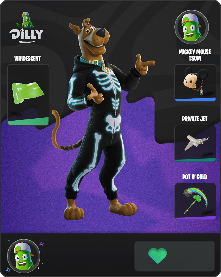 Scooby-Doo Fortnite combo