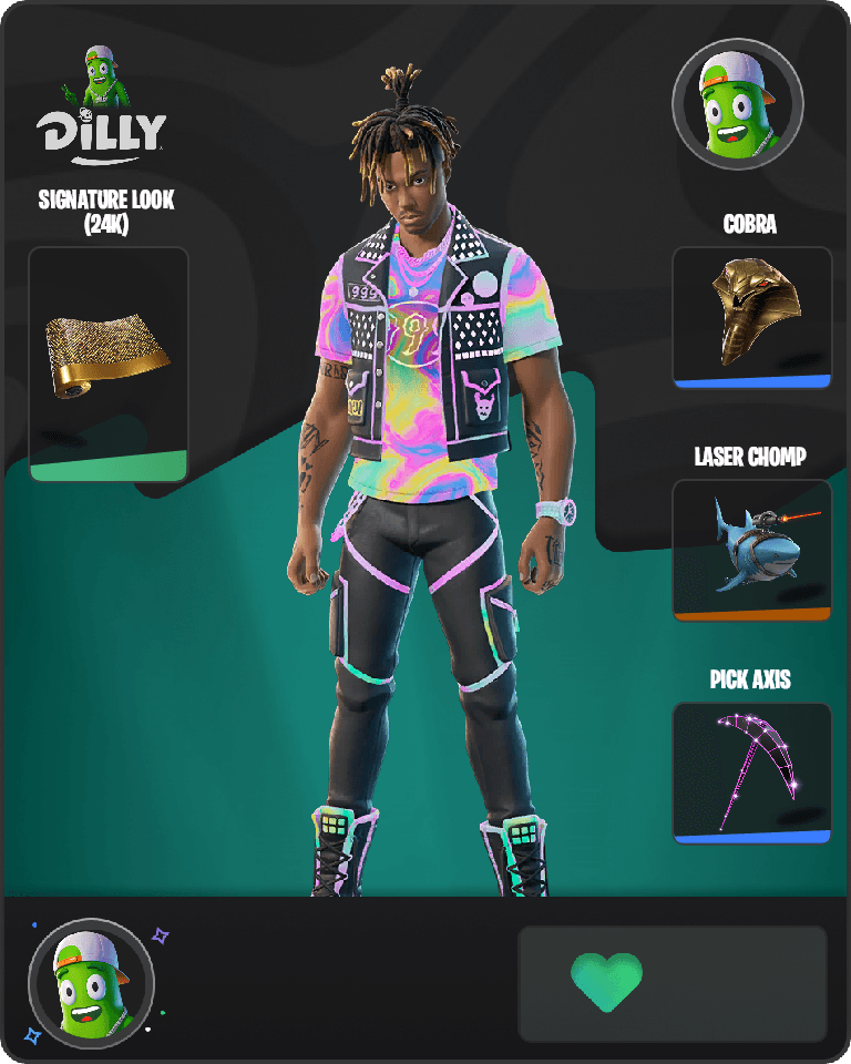 Juice WRLD Fortnite combo